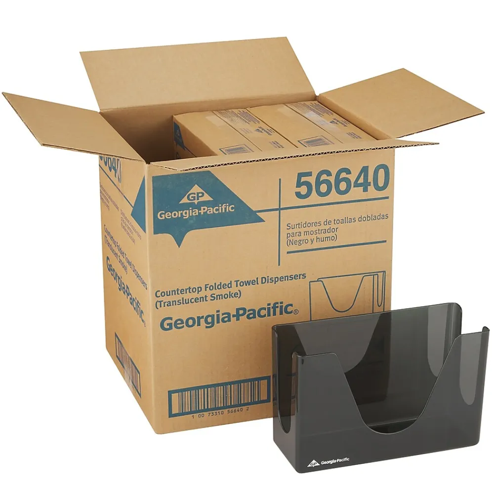 Georgia-Pacific Vista Folded Paper Towel Dispenser, Smoke (56640)