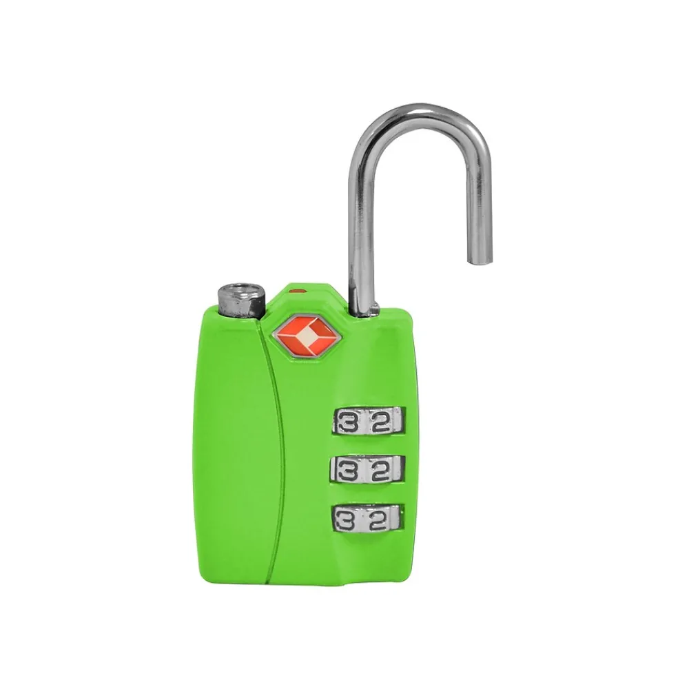 Go Green Power Travergo 3-Digit Combination Lock, Green (TR1120GN)