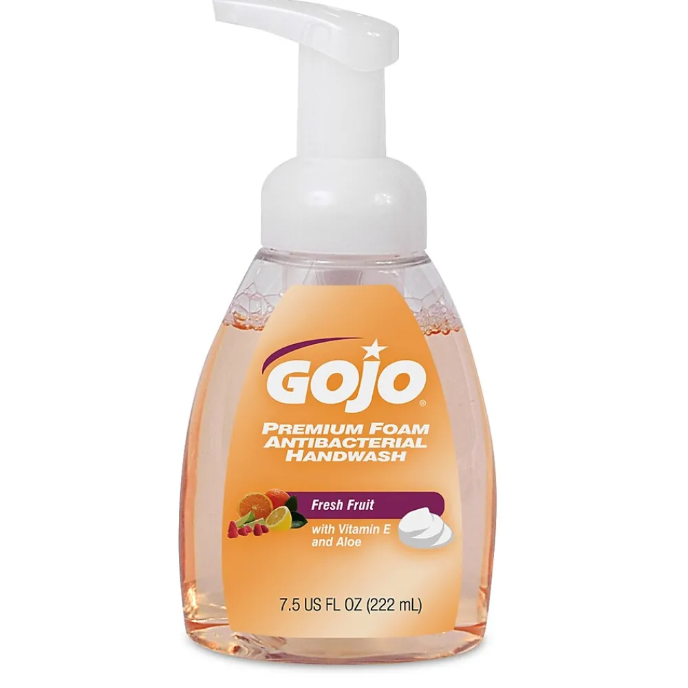 GOJO Premium Antibacterial Foaming Hand Soap, Fresh Fruit, 7.5 oz. (5710-06)