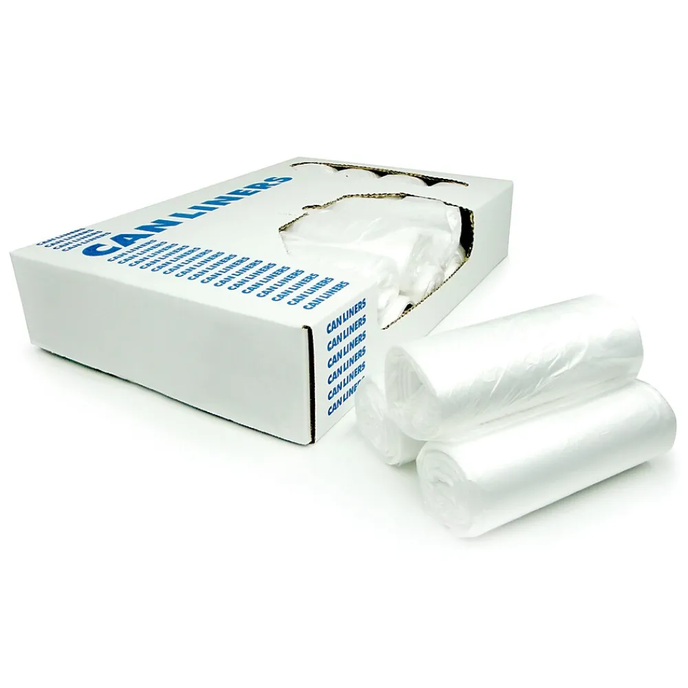 Heritage Bag Heritage 45 Gallon Industrial Trash Bag, 40" x 48", High Density, 14 mic, Clear (Z8048HN R02)