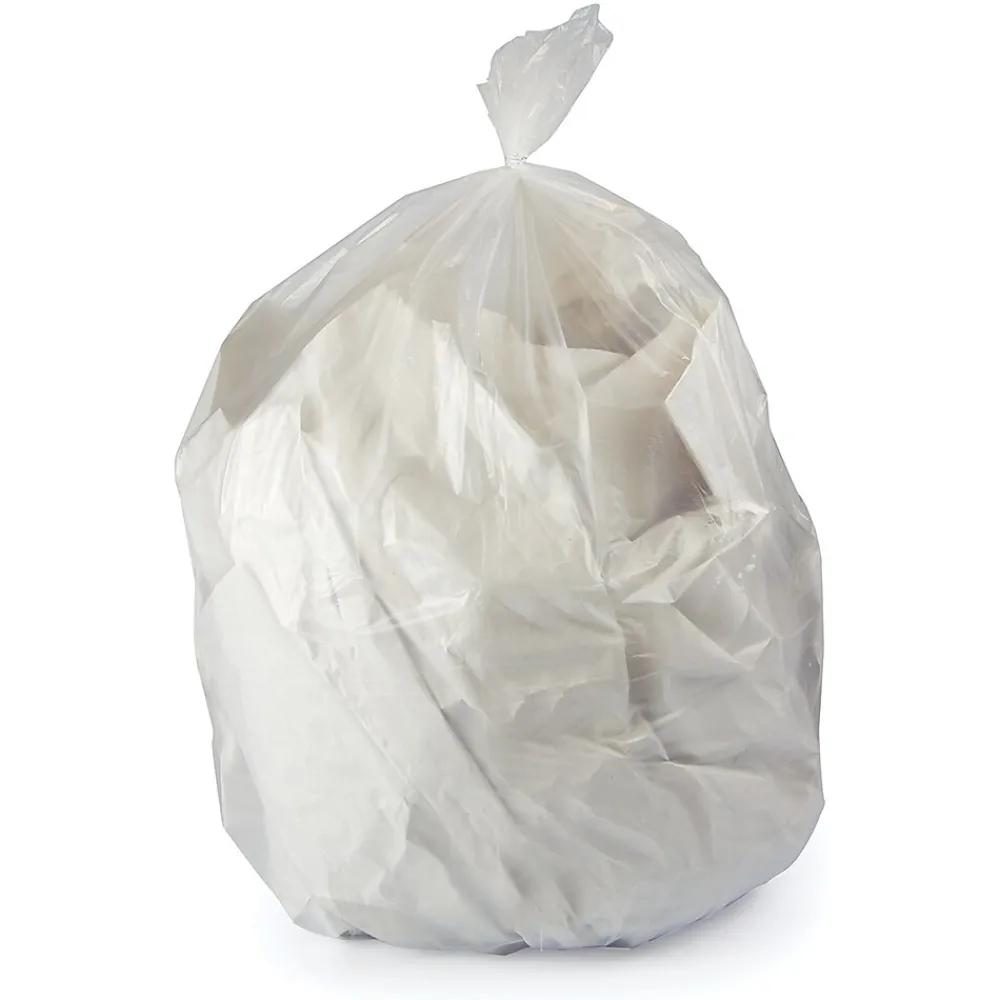 Heritage Bag Heritage 56 Gallon Industrial Trash Bag, 43" x 47", Low Density, 0.7 Mil, Clear (H8647HC)