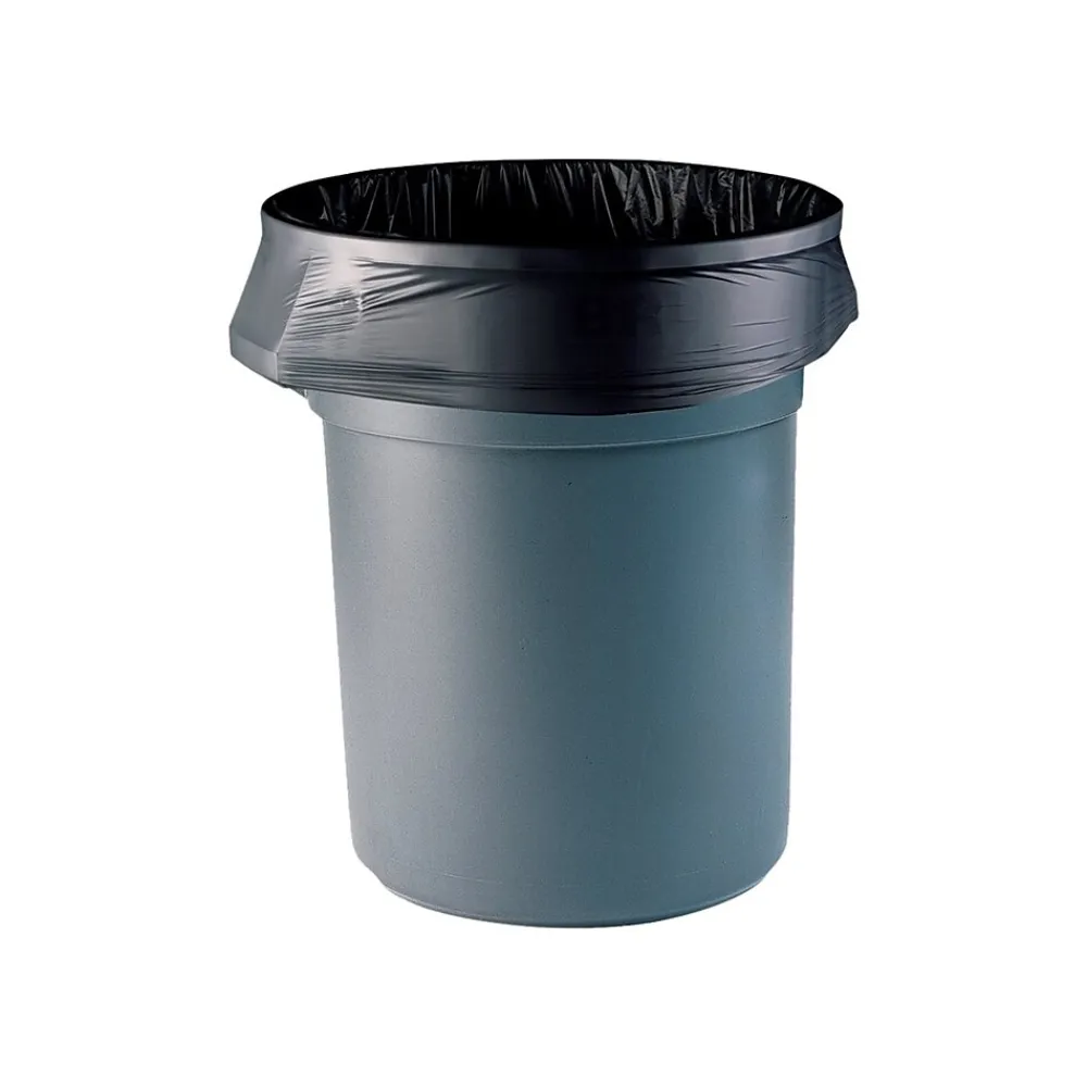 Heritage Bag Heritage AccuFit 55 Gallon Industrial Trash Bag, 40" x 53", Low Density, 1.3 Mil, Black, 50 Bags/Box (H8053PK RC1)