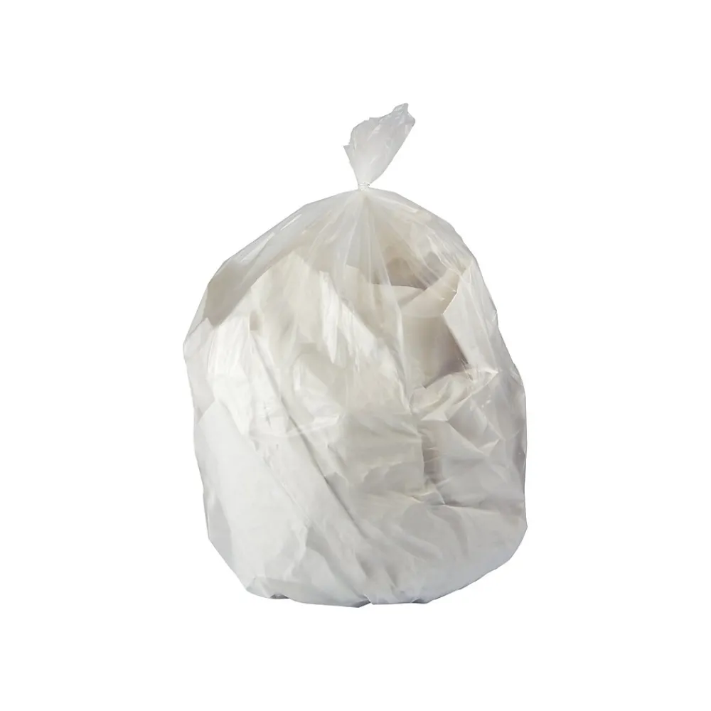 Heritage Bag Heritage AccuFit 55 Gallon Industrial Trash Bag, 40" x 53", Low Density, 0.9 Mil, Clear, 50 Bags/Box (H8053TC RC1)