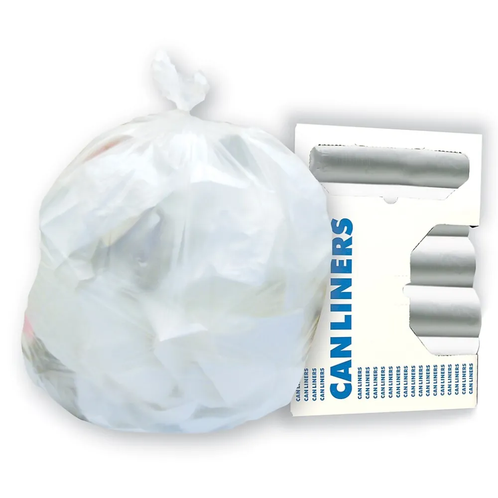 Heritage Bag Heritage AccuFit 55 Gallon Industrial Trash Bag, 40" x 53", Low Density, 0.9 Mil, Clear (H8053TC R01)