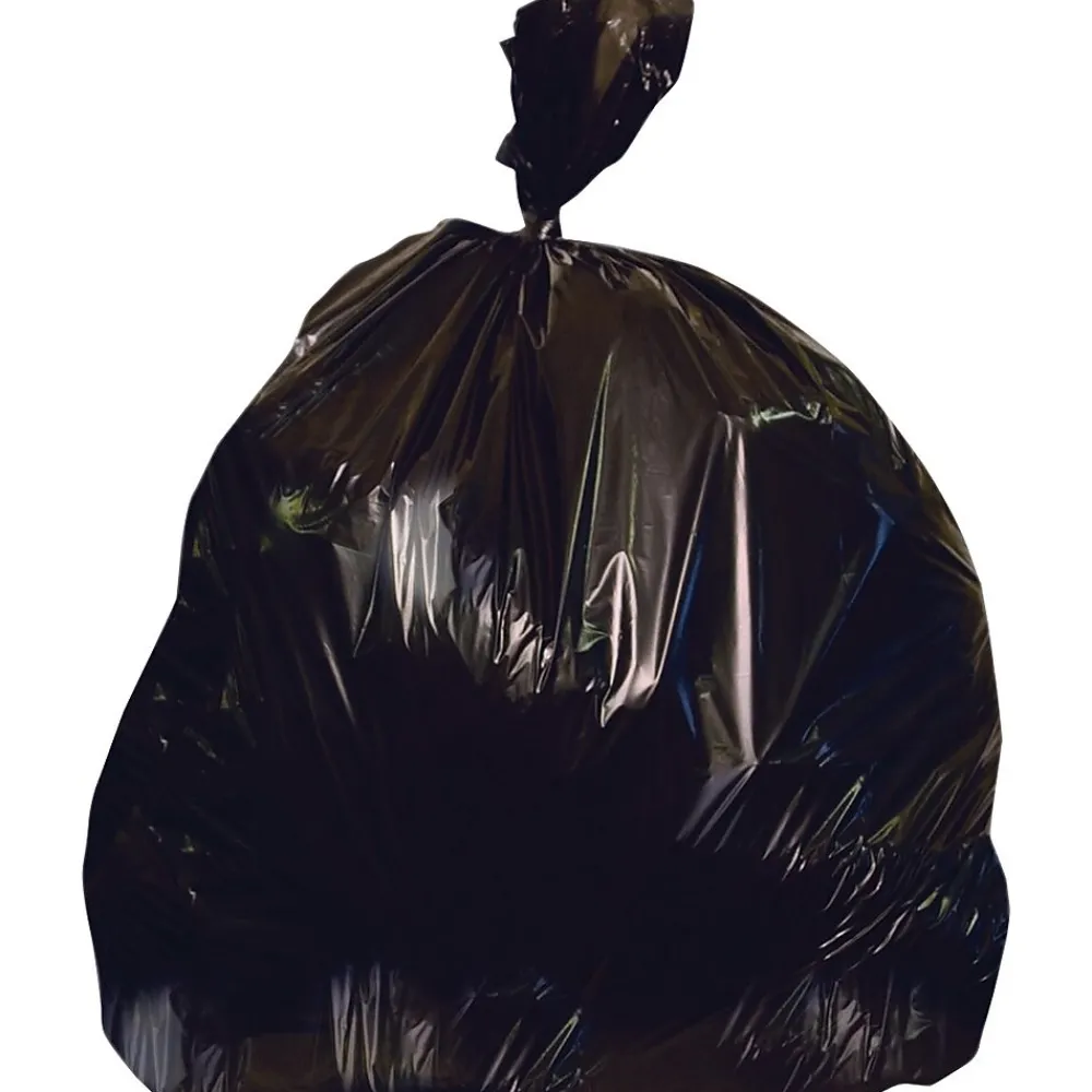 Heritage Bag Heritage X-Liner 40-45 Gallon Industrial Trash Bag, 40" x 46", Low Density, 2 Mil, Black (X8046QK)