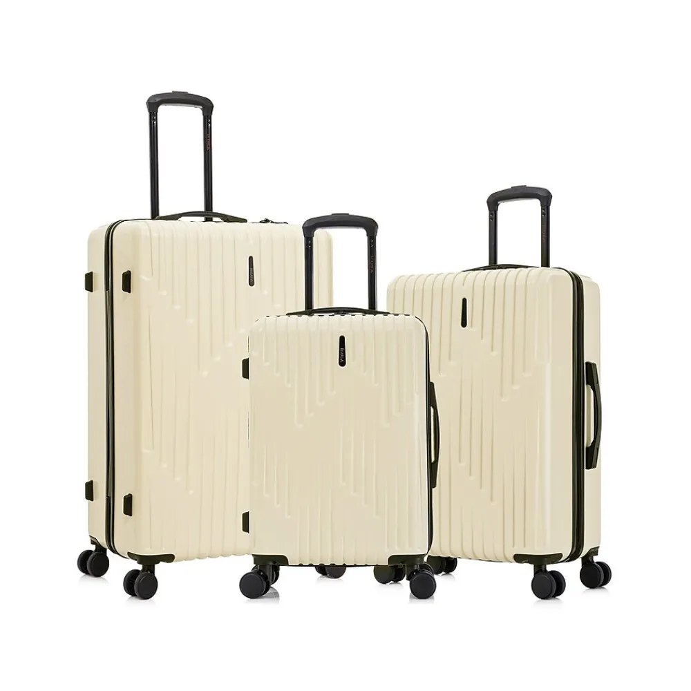 InUSA Drip Hardside Spinner Luggage Set, (IUDRISML-SAN)