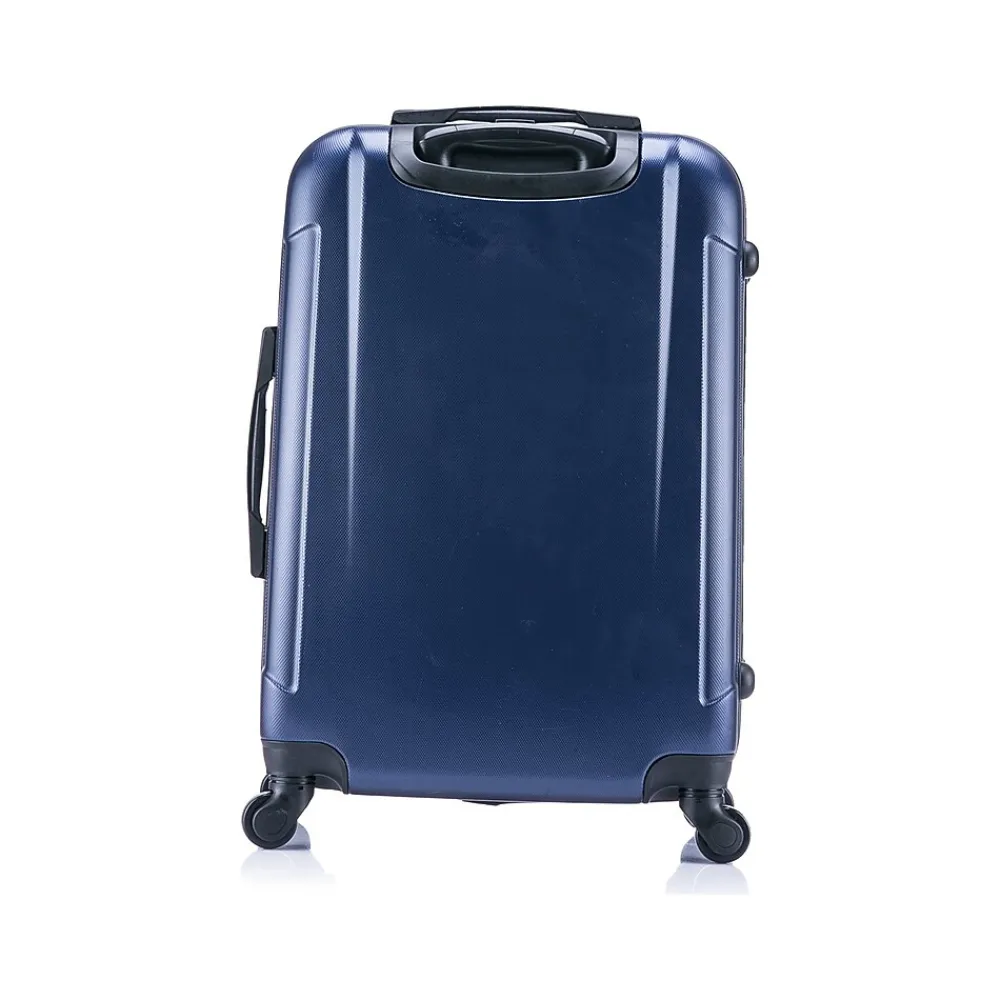 InUSA Pilot 3-Piece Hardside Spinner Luggage Set, Blue (IUPILSML-BLU)