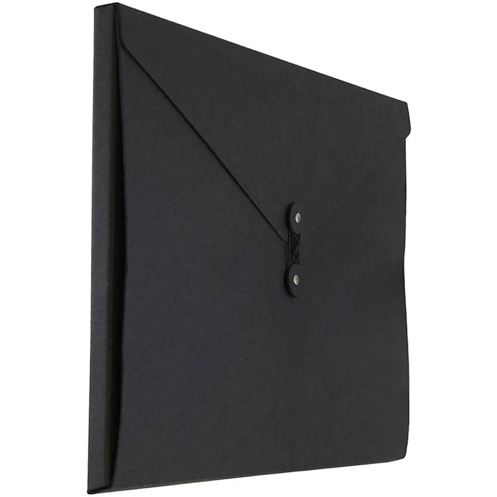 JAM Paper Portfolio Case with Drawstring Closure, Black (2008 2002)