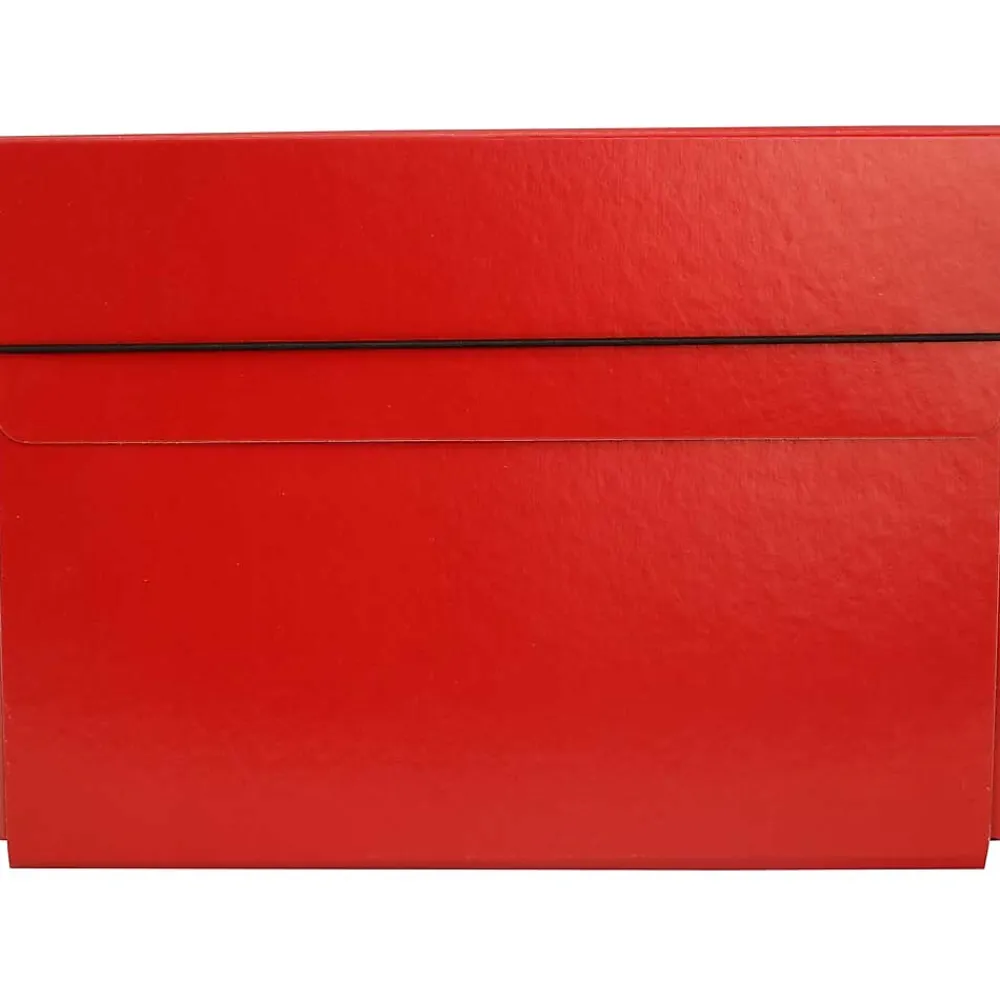 JAM Paper Portfolio Case with Elastic Closure, Red (154528542)