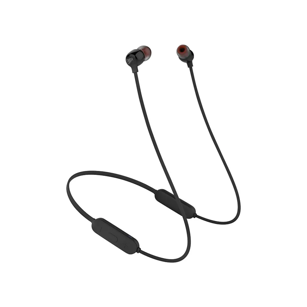 JBL TUNE 125BT Wireless Bluetooth Stereo In-Ear Headphones, Black (T125BTBLKAM)
