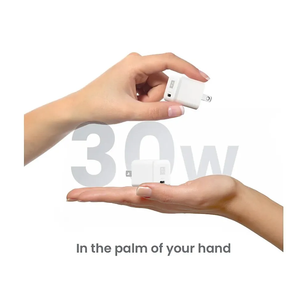 JOURNEY 30W Universal USB Type-C Wall Charger, White (JWCG130WH)