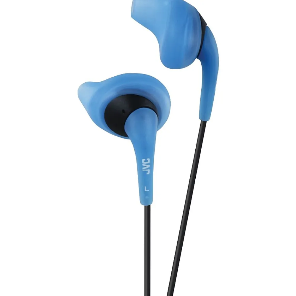 JVC Gummy HA-EN10 Sport Earbuds, Blue