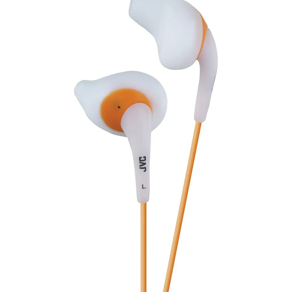 JVC Gummy HA-EN10 Sport Earbuds, White