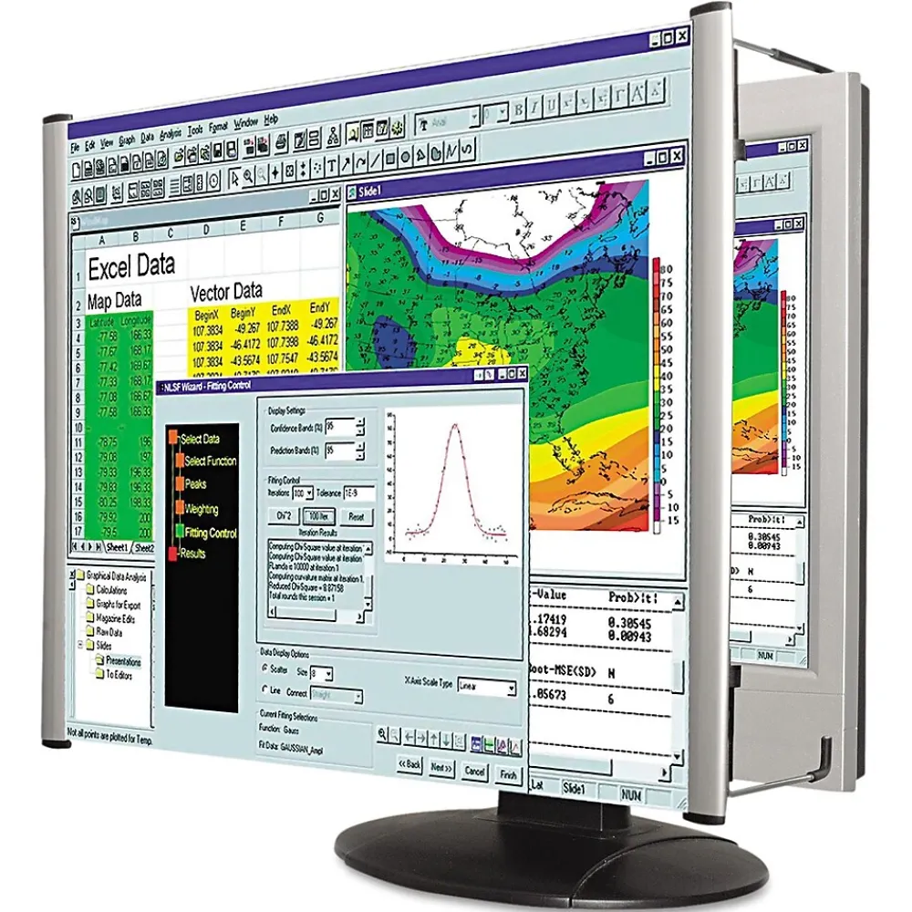 Kantek MAG Anti-Glare Privacy Filter & Screen Protector for 15" Monitor (KTKMAG15L)