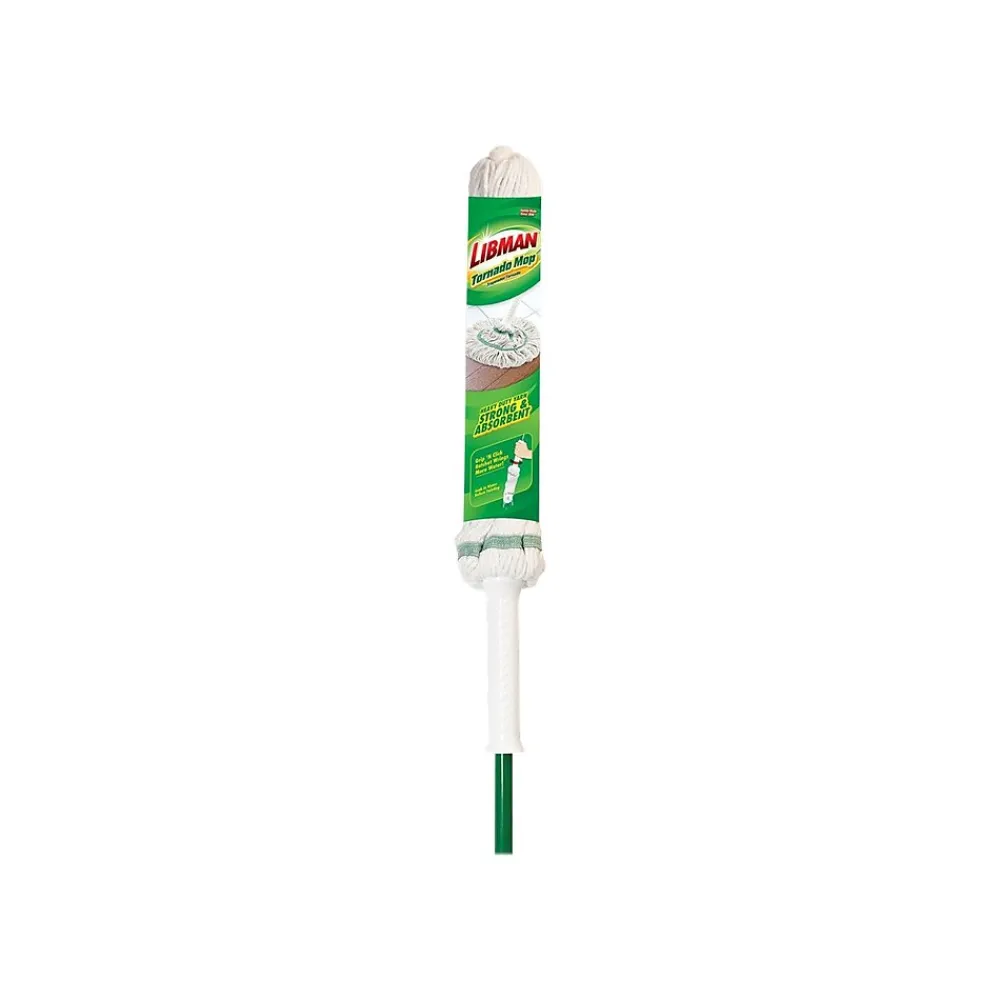 Libman Tornado Blend Mop, White/Green (2030)