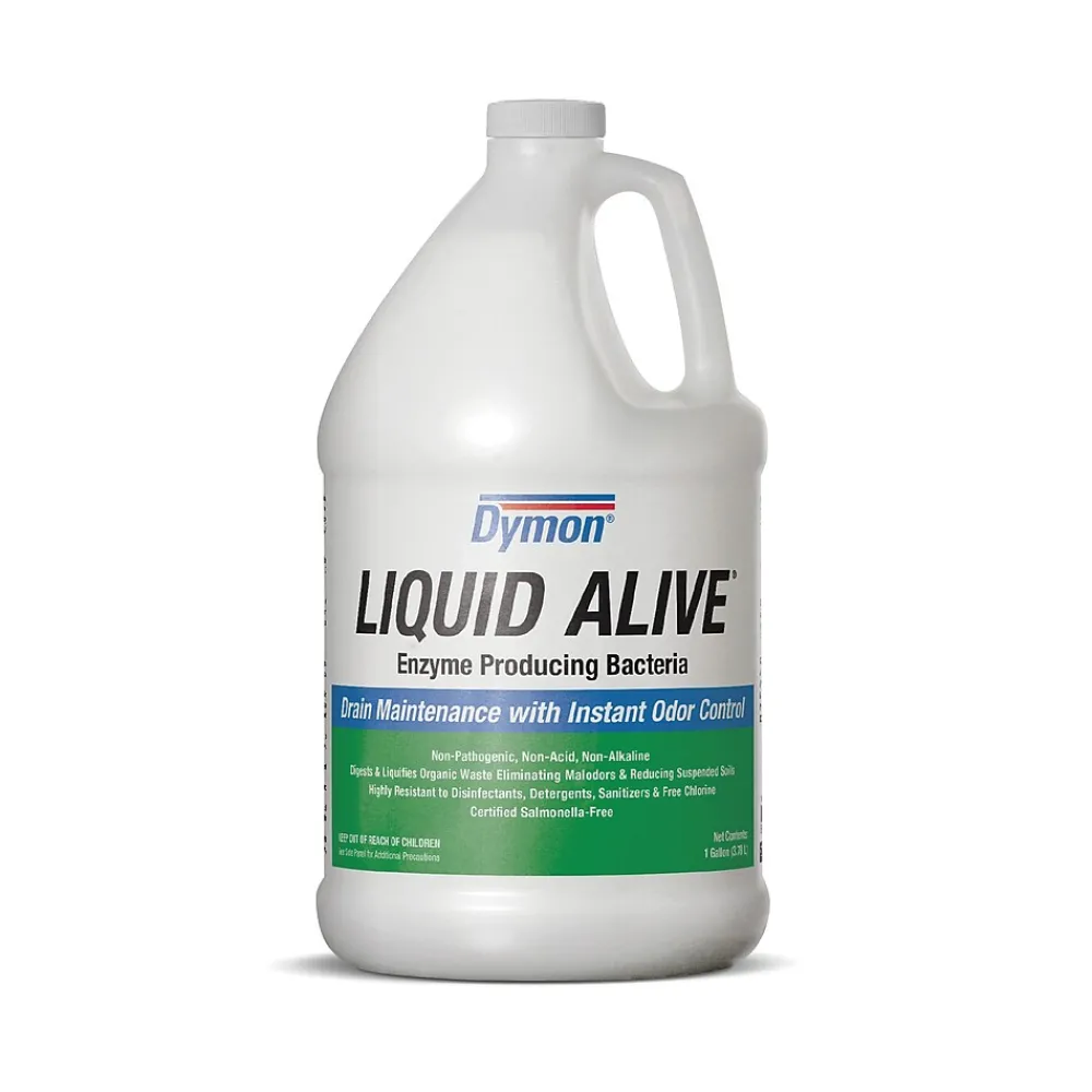 Liquid Alive Odor Digestant Enzyme Multi-Surface and Drain Cleaner 32 oz, 4/Carton (33601)