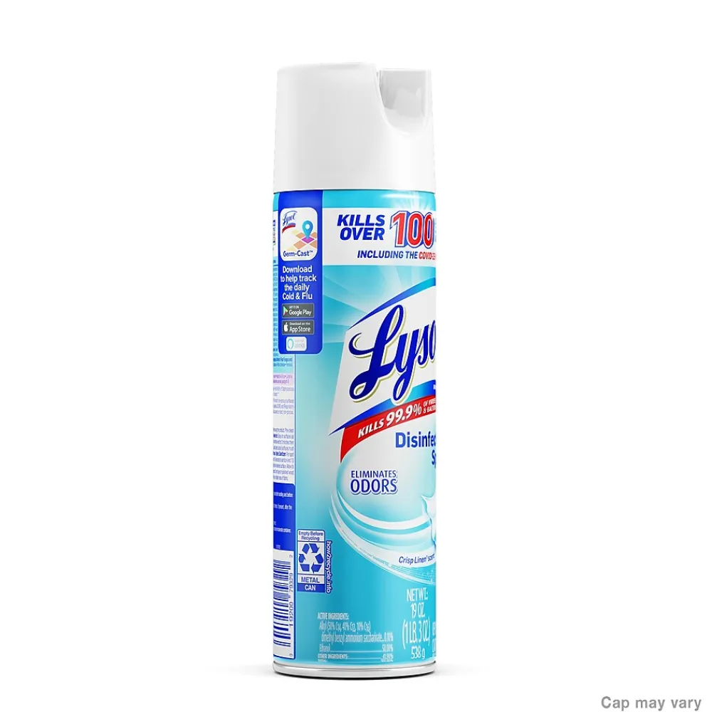 Lysol Disinfectant Spray, Crisp Linen Scent, 19 oz. (1920079329)