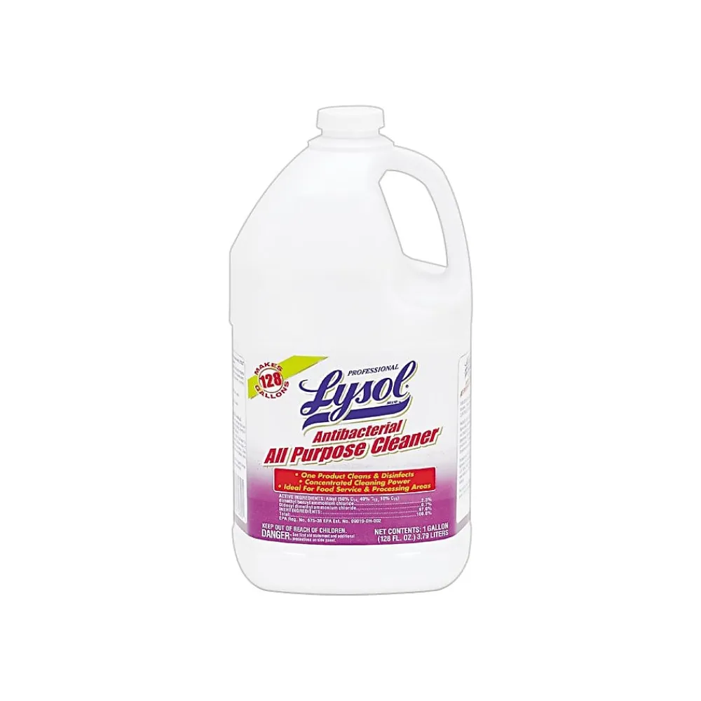 Lysol Professional Antibacterial All Purpose Cleaner, 1 Gallon, 4/Carton (74392)