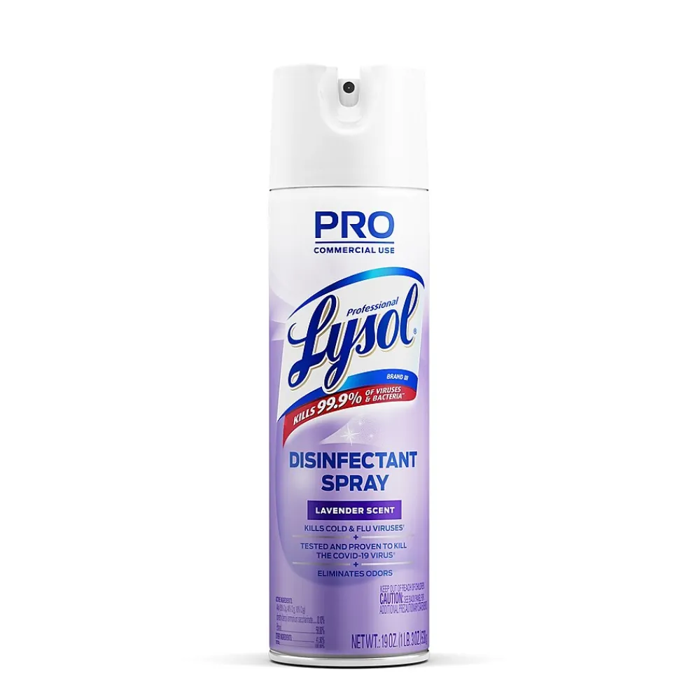 Lysol Professional Disinfectant Spray, Lavender Scent, 12/Carton (36241-89097CT)