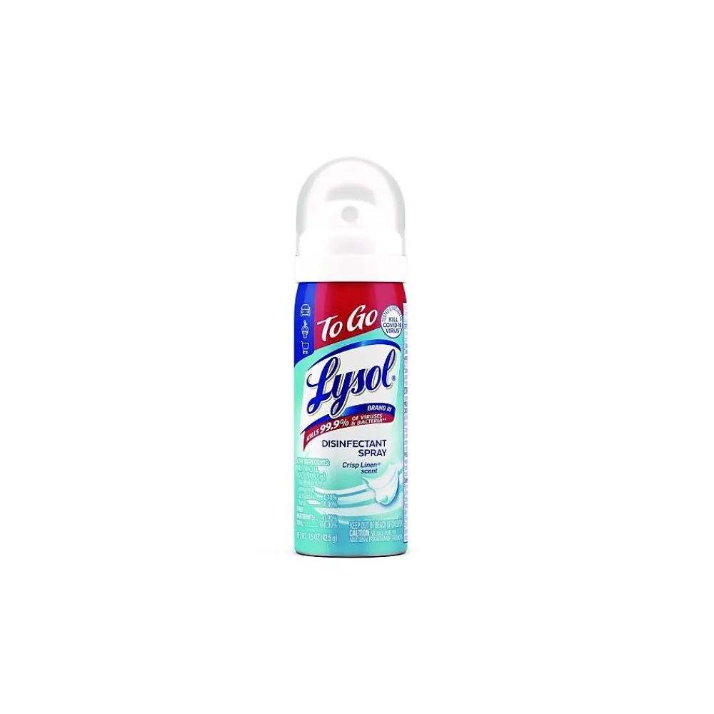 Lysol To Go Disinfectant Spray, Crisp Linen, 1.5 oz.(19200-99923)