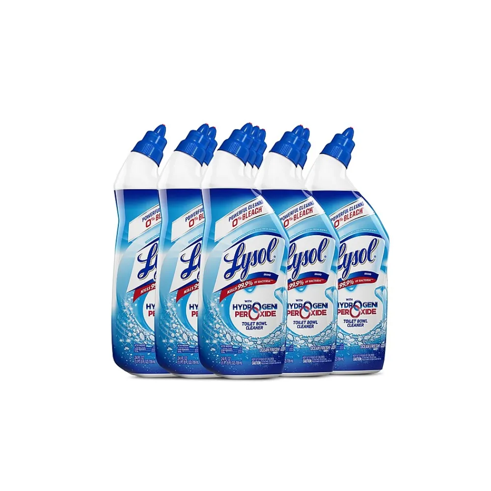 Lysol Toilet Bowl Cleaner, Ocean Fresh, 24 oz., 9/Carton (19200-98011)