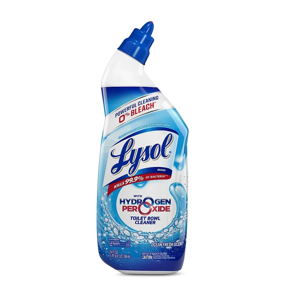 Lysol Toilet Bowl Cleaner, Ocean Fresh, 24 oz., 9/Carton (19200-98011)