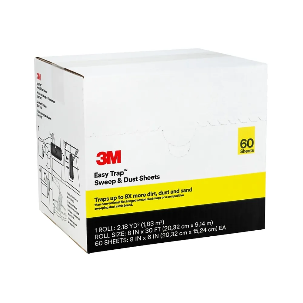 3M Easy Trap Dusting Cloths, 60 Sheets/Roll (59152W)