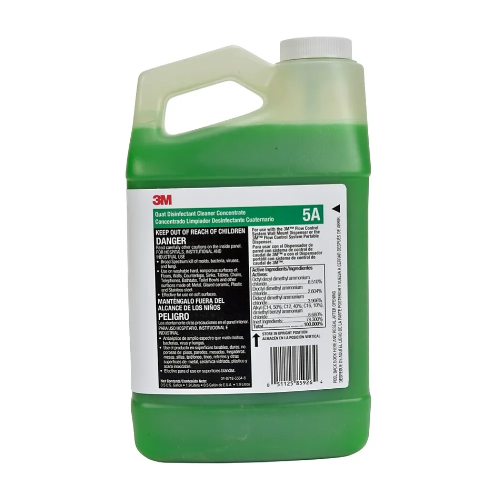 3M ™ Quat Disinfectant Cleaner Concentrate, 0.5 Gallon (5A)