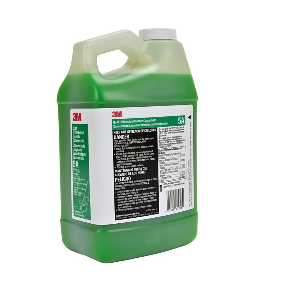 3M ™ Quat Disinfectant Cleaner Concentrate, 0.5 Gallon (5A)