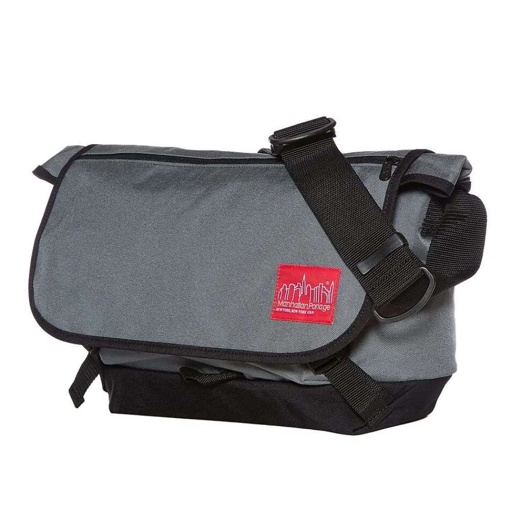 Manhattan Portage Quick-Release Messenger Bag Medium Grey (1642 GRY)