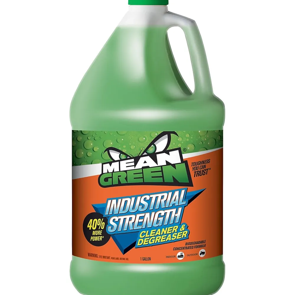 Mean Green Green Industrial Strength Cleaner/Degreaser, 1 Gallon, 4/Carton (483-102)