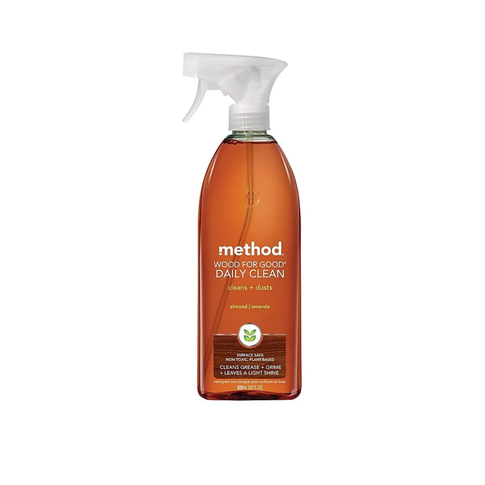 Method Daily Plant-Based Wood Cleaner, Almond Scent, 28 oz. (01182)