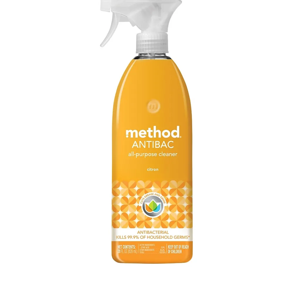 Method Disinfectant Antibacterial Spray, Citron, 28 Oz. (01743)