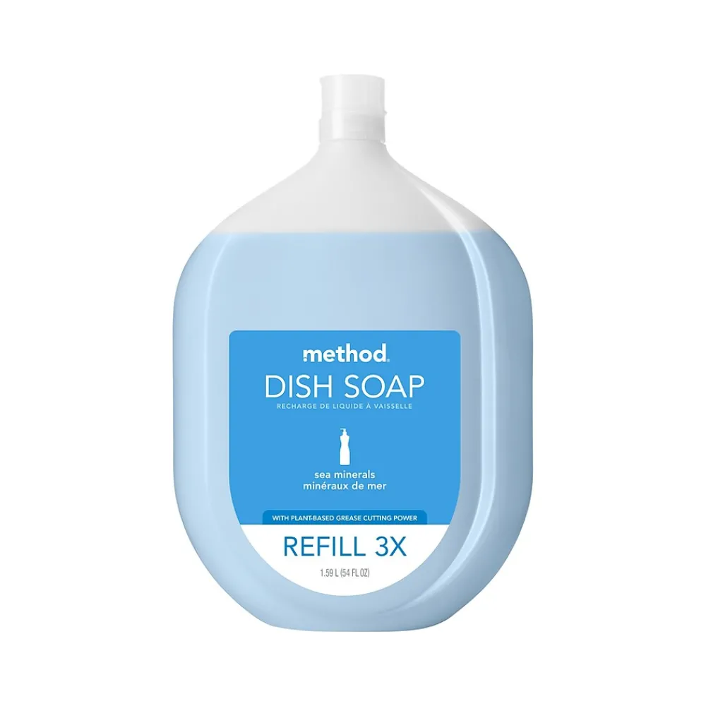 Method Liquid Dish Soap Refill, Sea Mineral, 54 oz. (10574)