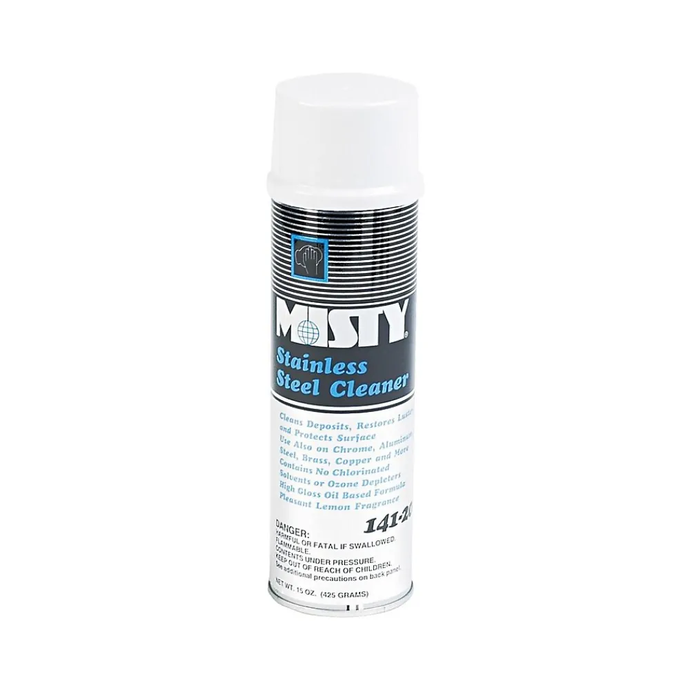 Misty Stainless Steel Cleaner, Lemon, 15 oz. (A00141)