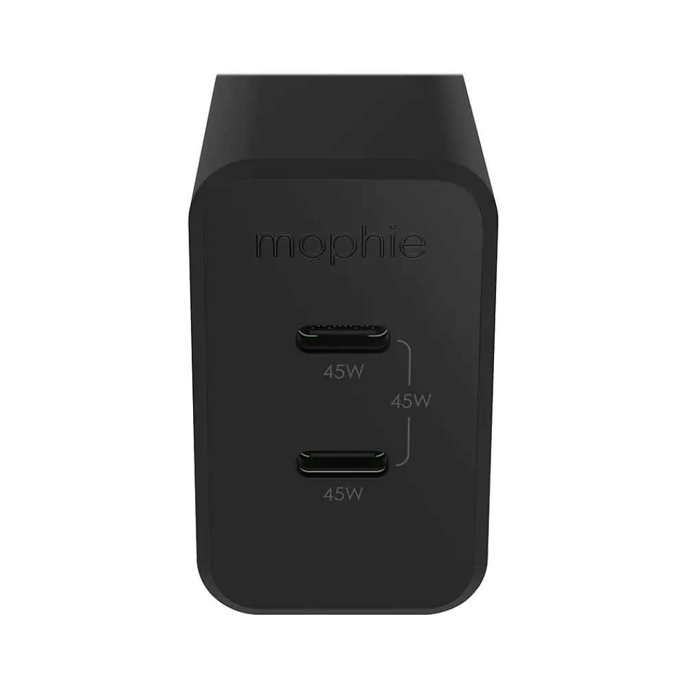 Mophie Speedport 45 2-Port GaN Wall Charger, Black (409909298)