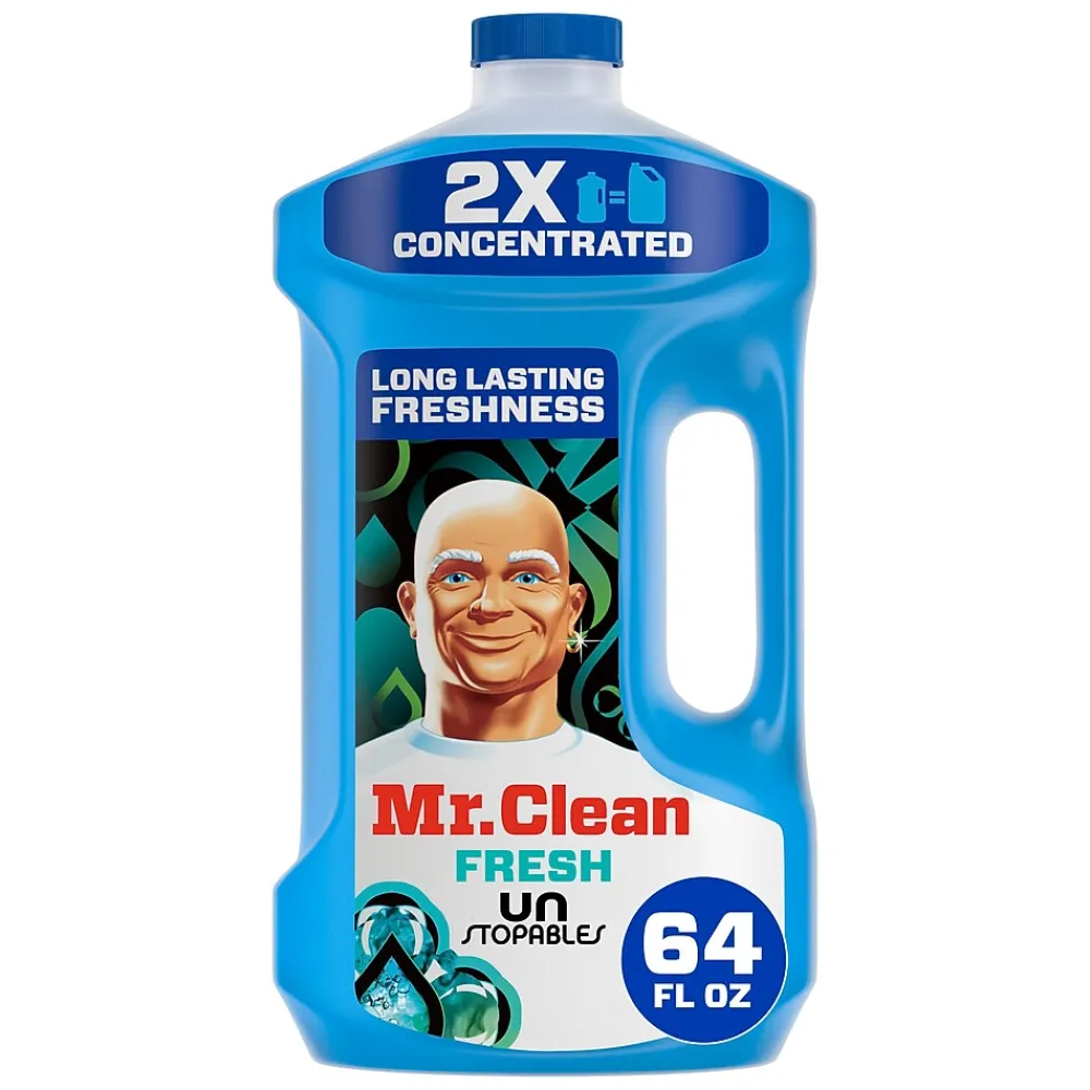 Mr. Clean Multi-Surface Cleaner, Unstopables Fresh Scent, 64 Fl. Oz. (10720)