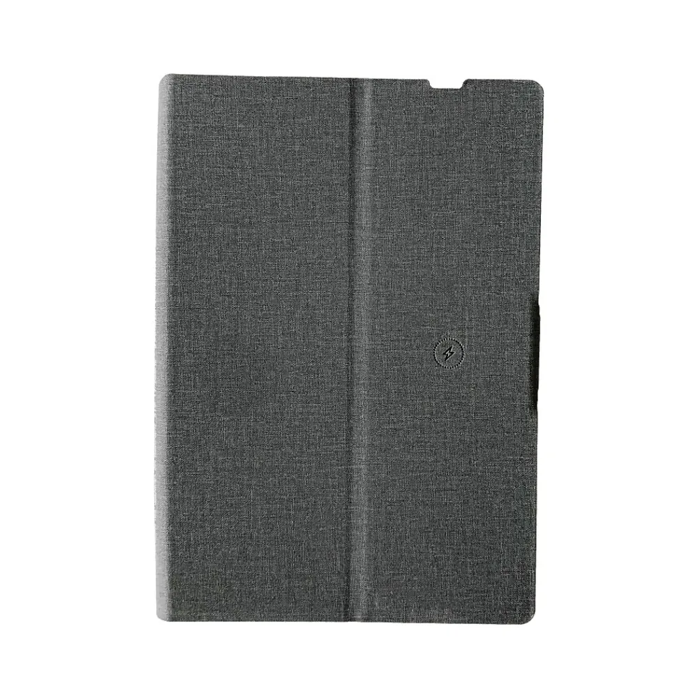 Nicci Wireless Charging Notebook, Gray (CBM3931-GRY)