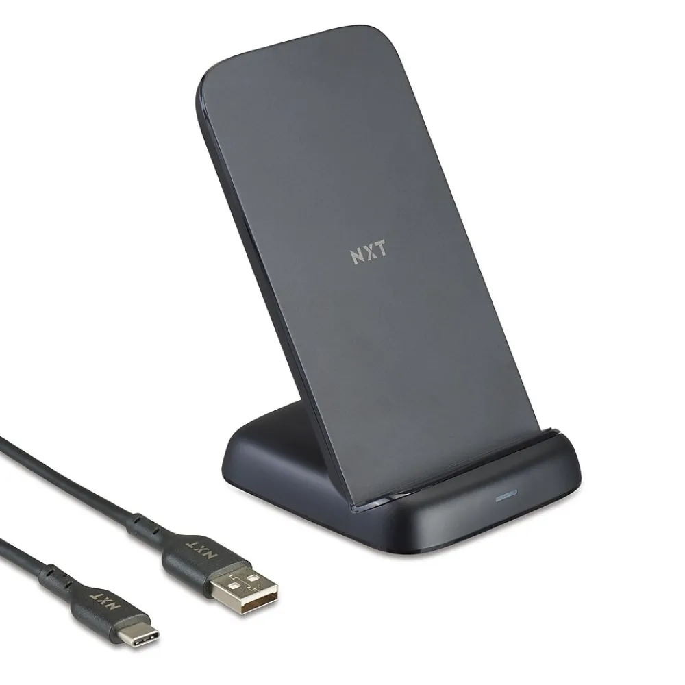 NXT Technologies ™ Qi Wireless Charging Stand, Black (NX60455)