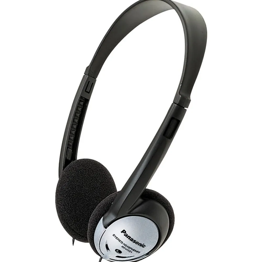 Panasonic Over-Ear Stereo Headphones, Black (RP-HT21)