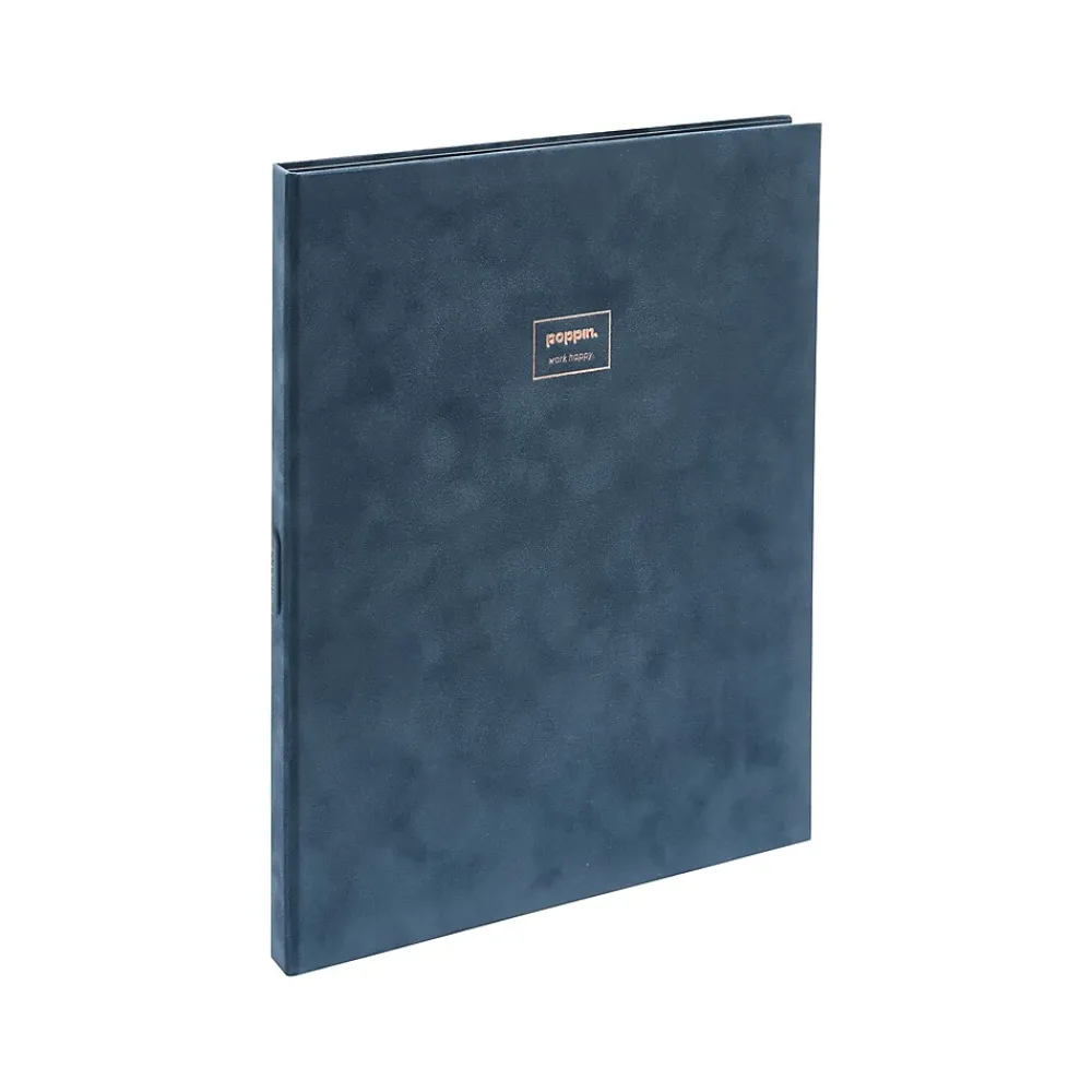 Poppin Velvet Padfolio, Storm (106155)