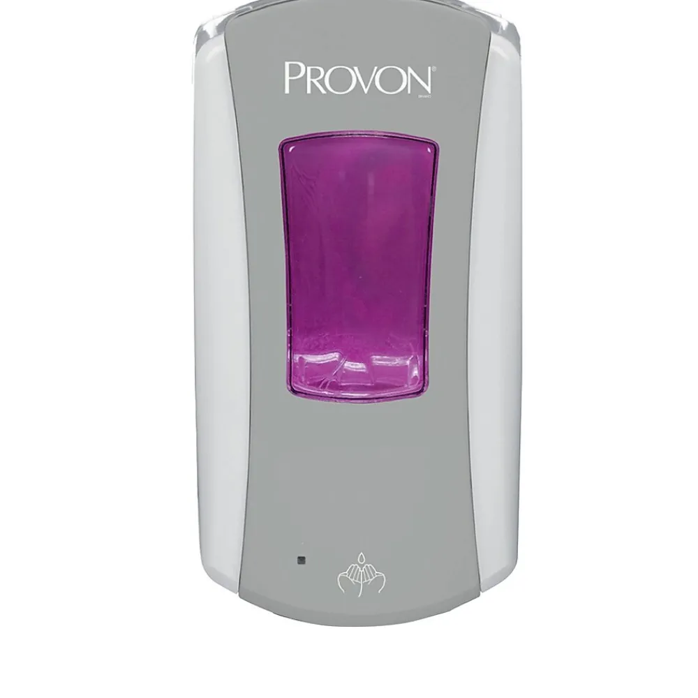 PROVON LTX 12 Automatic Wall Mounted Hand Soap Dispenser, Gray/Silver (1971-04)