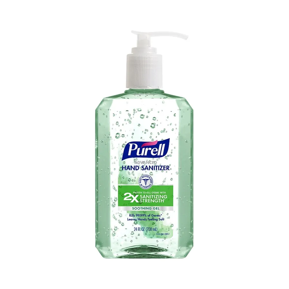 Purell Advanced 70% Alcohol Gel Hand Sanitizer, 24 Fl. Oz. (3124-04-CMR)