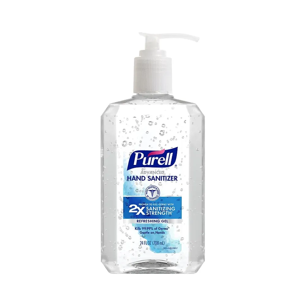 Purell Advanced 70% Alcohol Gel Hand Sanitizer, 24 Fl. Oz. (3024-04-CMR)