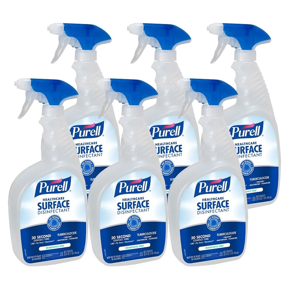 Purell Healthcare Surface Disinfectant Spray, 32 oz., 6/Carton (3340-06)