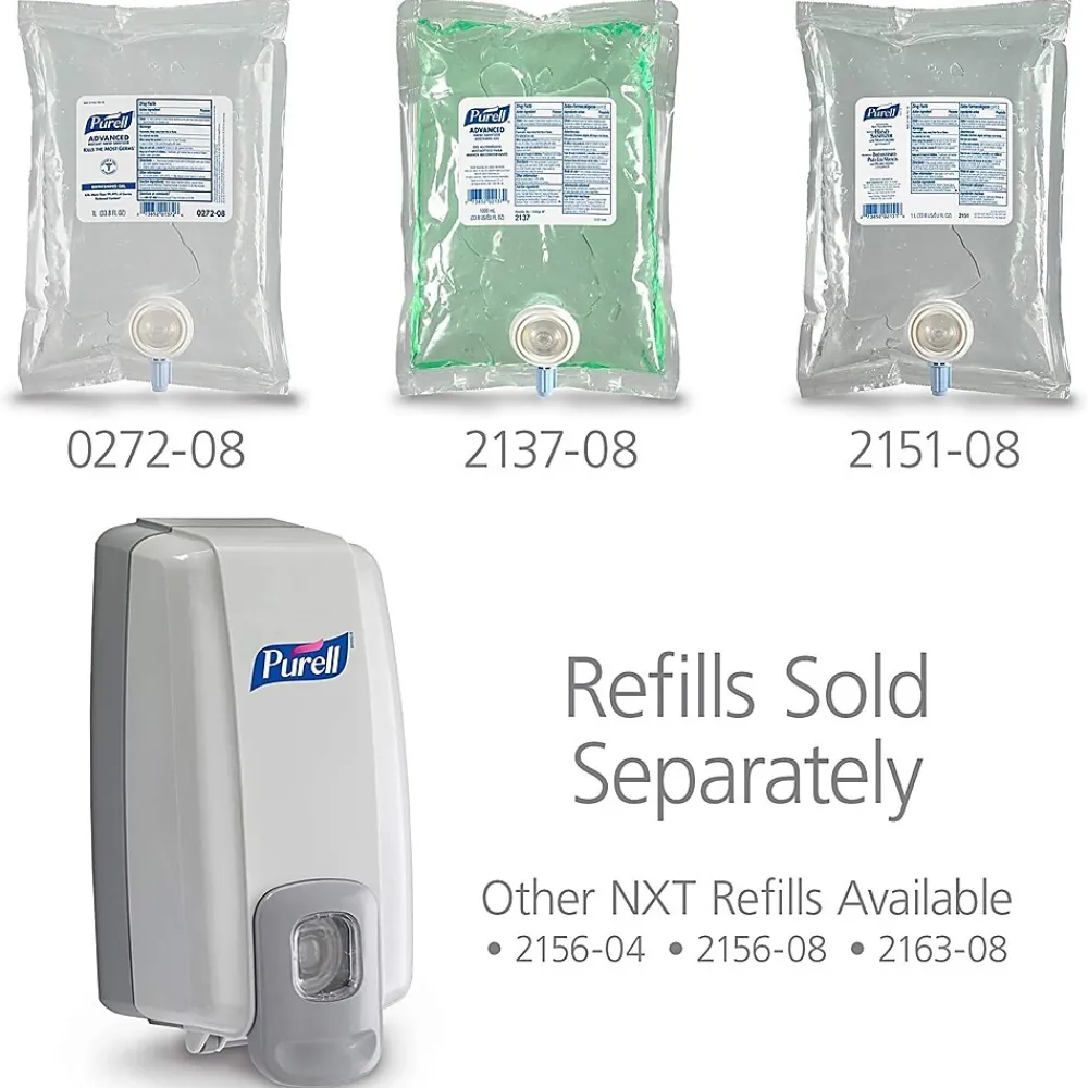 Purell NXT Wall Mounted Hand Sanitizer Dispenser, White (2120-06)