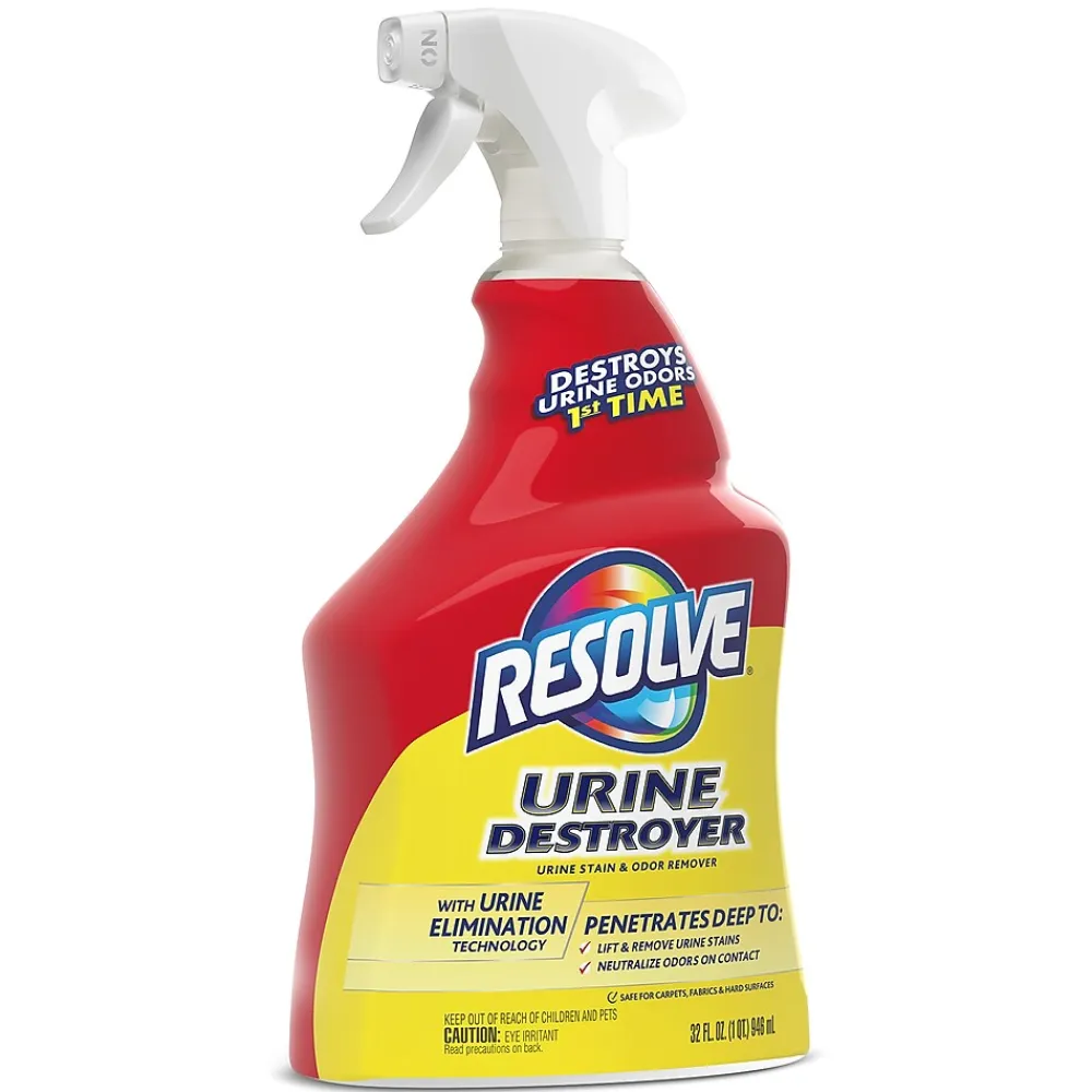 Resolve Urine Destroyer Stain & Odor Remover, 32 oz. Bottle (19200-99487)