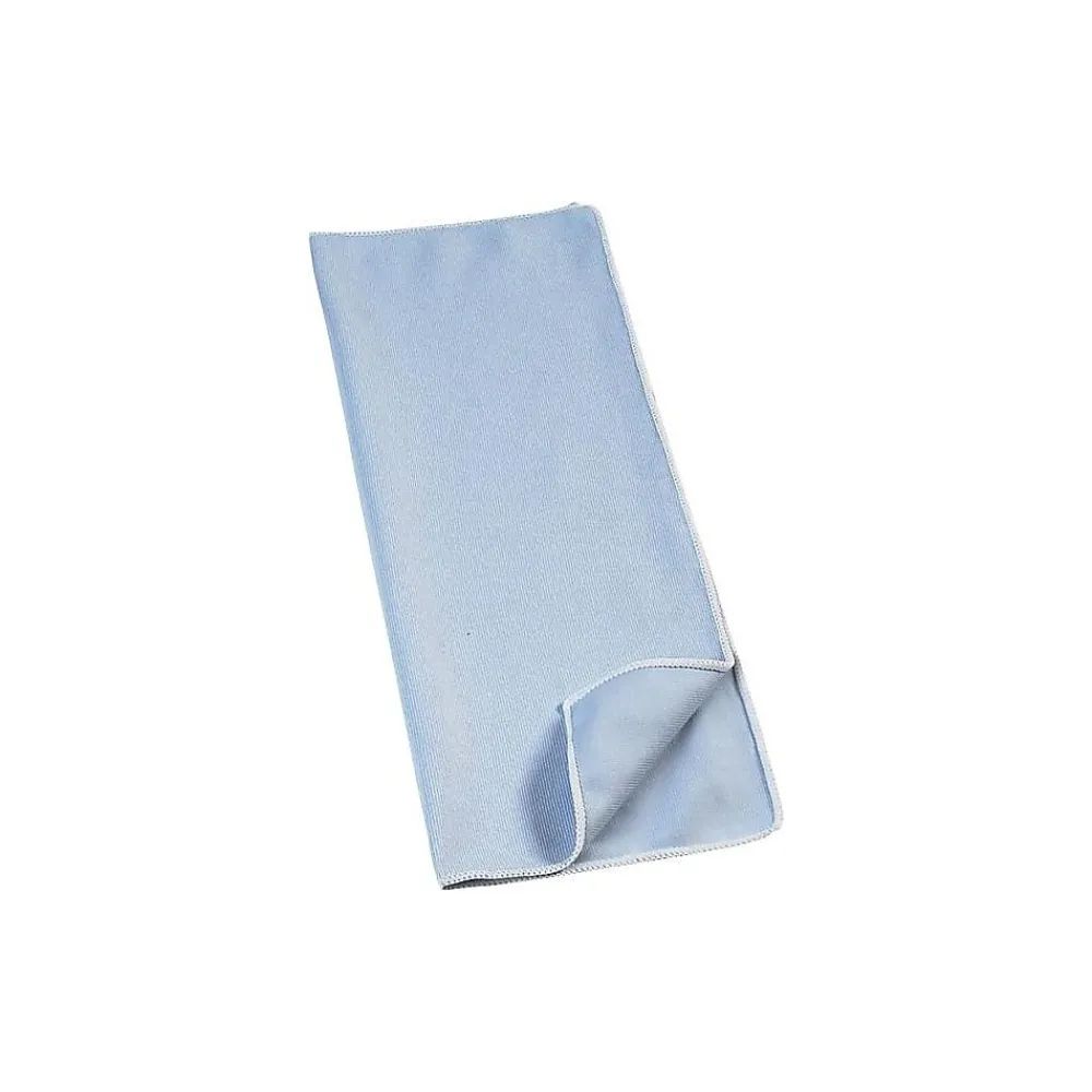 Rubbermaid HYGEN Microfiber Cleaning Cloths, 16" x 16", Blue, 12 Cloths/Pack (FGQ63000BL00)