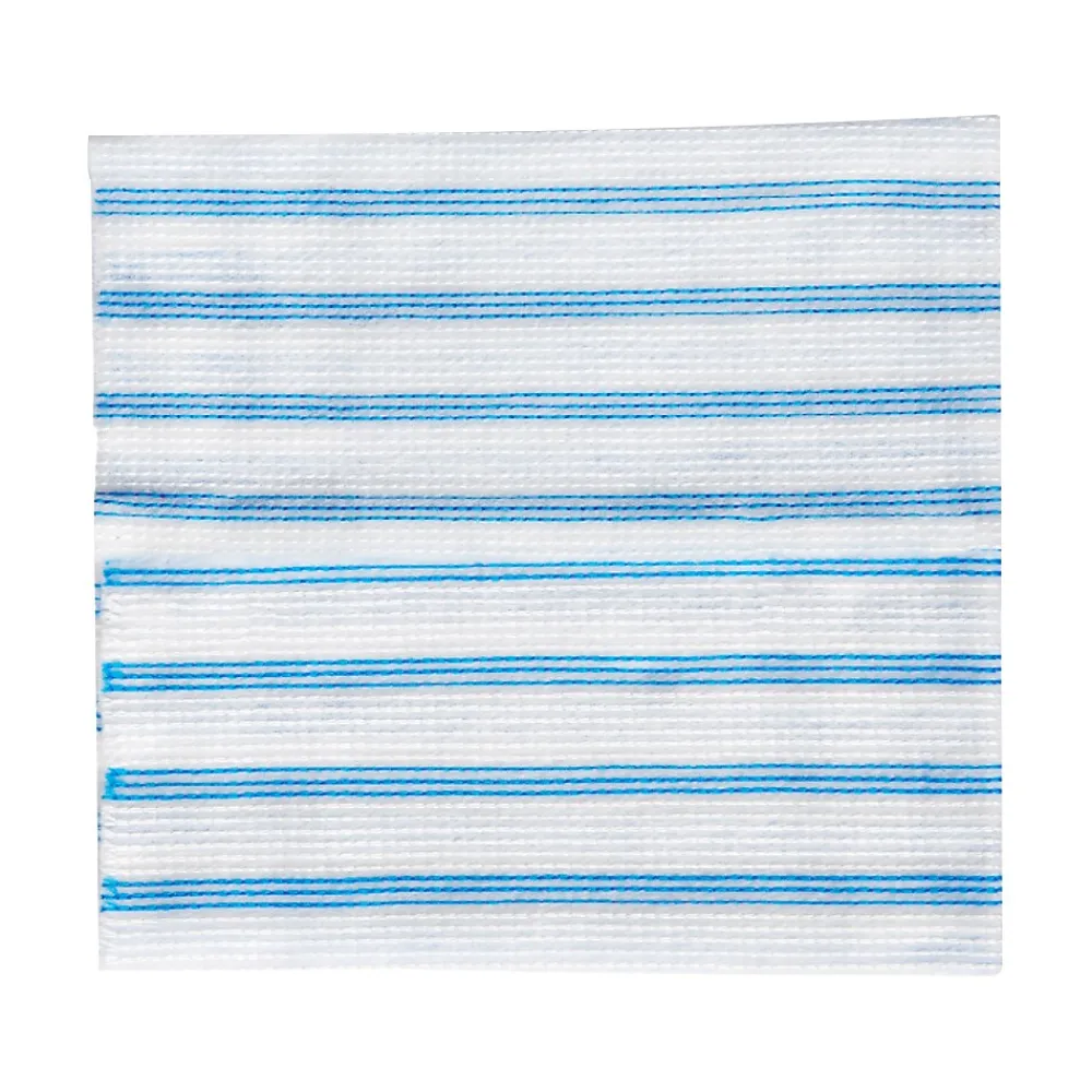 Rubbermaid HYGEN Microfiber Cleaning Cloths, 12" x 12", White/Blue, 600 Cloths/Pack (2134283)