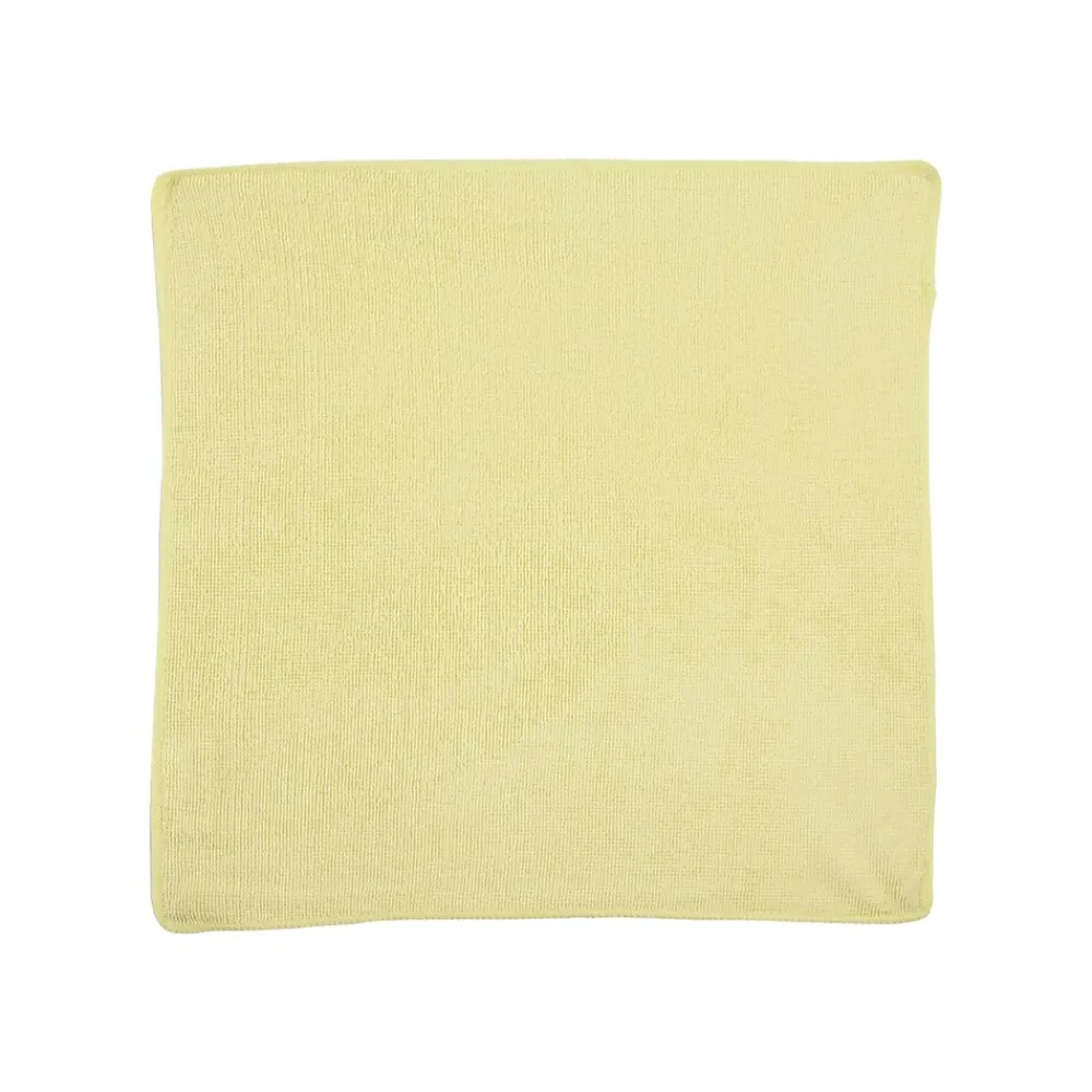 Rubbermaid Microfiber Cleaning Cloths, 16" x 16", Yellow, 24 Cloths/Pack (1820584)